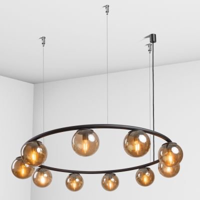 подвесной светильник Imperium Light 71510100.05.69 Arin черный / черный дым 