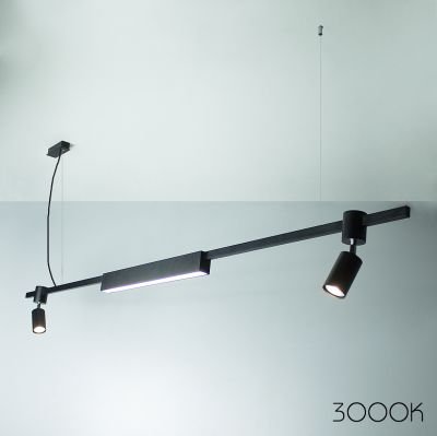 подвесной светильник Imperium Light 4443200.05.91 Twist черный