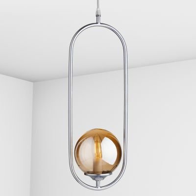 підвісний світильник Imperium Light 257145.09.69 Twins хром / чорний дим