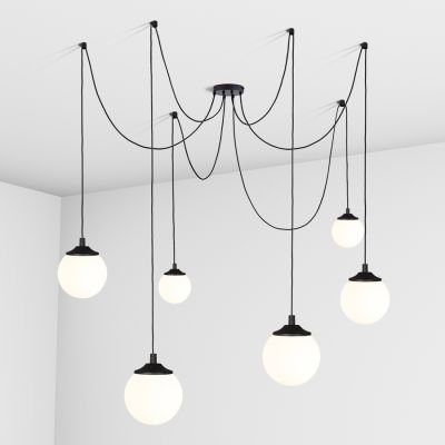 підвісний світильник Imperium Light 1576162.05.01 Quebec чорний / білий