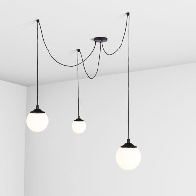 підвісний світильник Imperium Light 1573162.05.01 Quebec чорний / білий