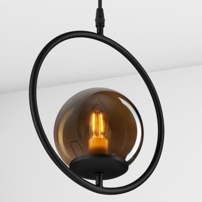 підвісний світильник Imperium Light 279125.05.69 Pearl чорний / чорний дим