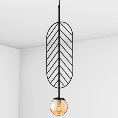 підвісний світильник Imperium Light 314125.05.23 November чорний / коричневий