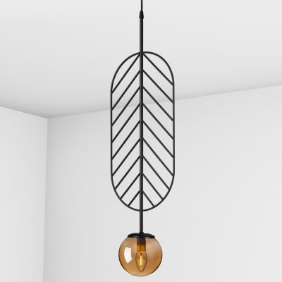 підвісний світильник Imperium Light 314125.05.69 November чорний / чорний дим