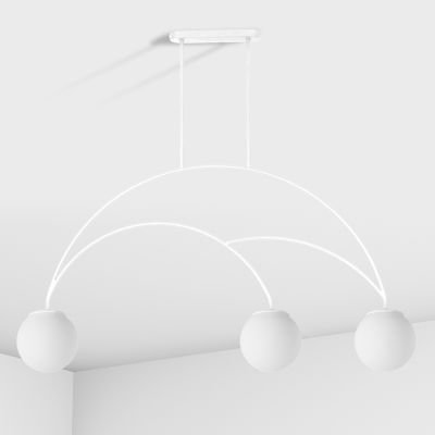 стельовий світильник Imperium Light 114387.01.01 Moon білий