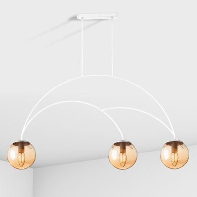 стельовий світильник Imperium Light 114387.01.23 Moon білий / коричневий