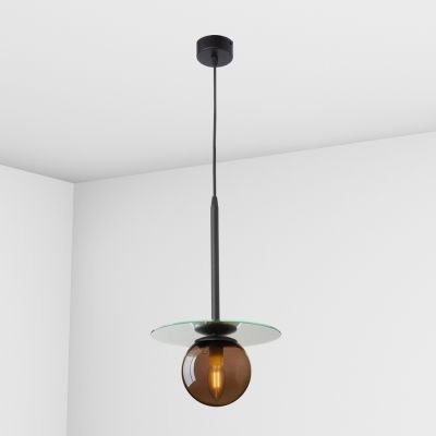 подвесной светильник Imperium Light 704123.71.69 Melchior зеркало / черный дым 