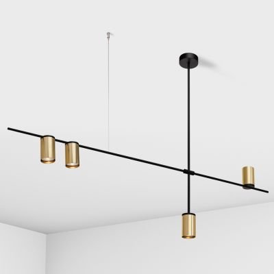 подвесной светильник Imperium Light 375490.05.65 Jenny черный / латунь