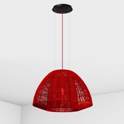 підвісний світильник Imperium Light 201180.05.16 Igloo чорний / червоний