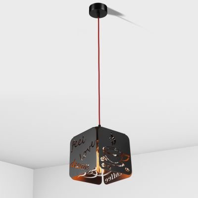 підвісний світильник Imperium Light 89117.05.12 Idea чорний / золото