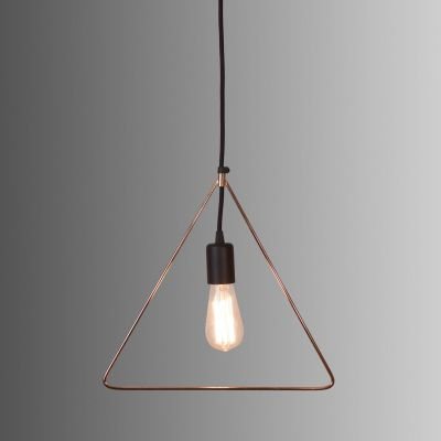 підвісний світильник Imperium Light 93104.05.49 Geometry чорний / мідь