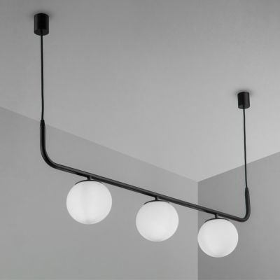 підвісний світильник Imperium Light 603398.05.01 Frost чорний / белий