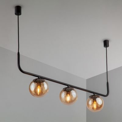 підвісний світильник Imperium Light 603398.05.23 Frost чорний / коричневий