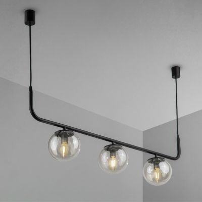 підвісний світильник Imperium Light 603398.05.00 Frost чорний / прозорий