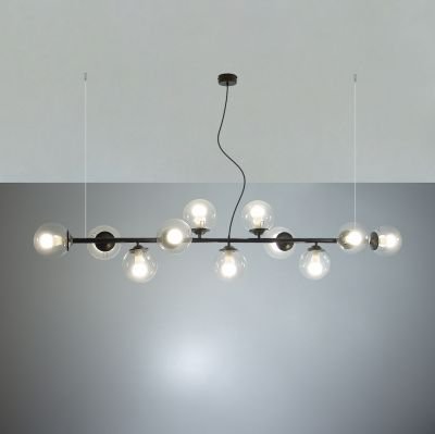 люстра Imperium Light 14011146.05.00 Frost чорний / прозорий