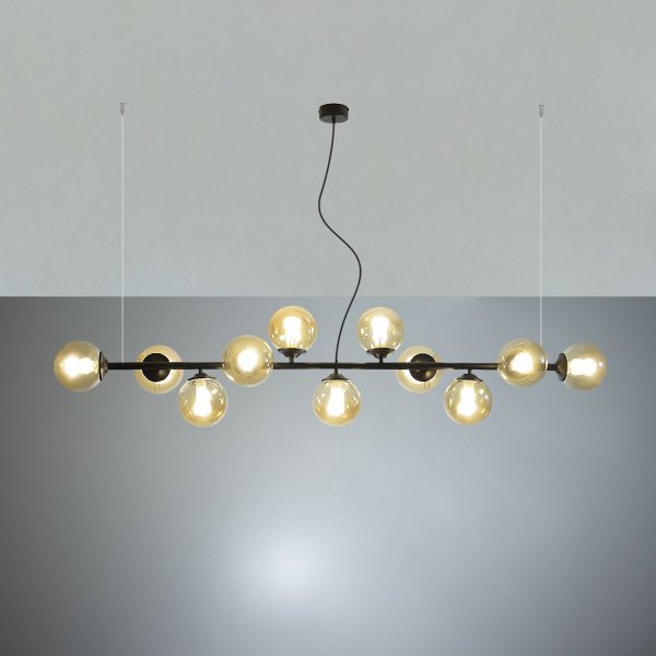 люстра Imperium Light 14011146.05.23 Frost чорний / коричневий