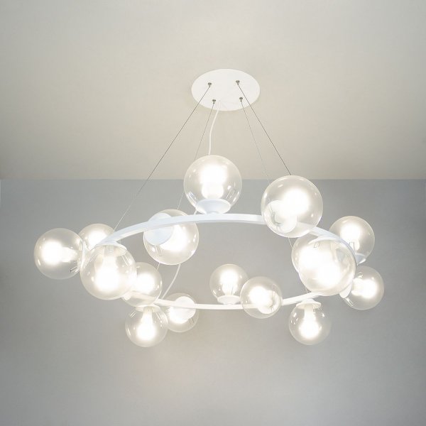 люстра Imperium Light 14016100.01.00 Frost білий / прозорий