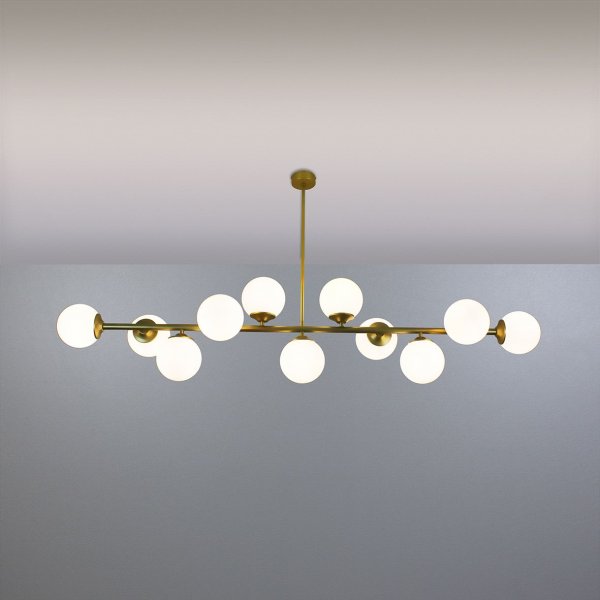 люстра Imperium Light 14011145.12.01 Frost золото / білий