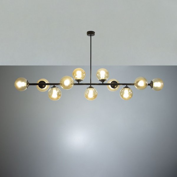 люстра Imperium Light 14011145.05.23 Frost чорний / коричневий