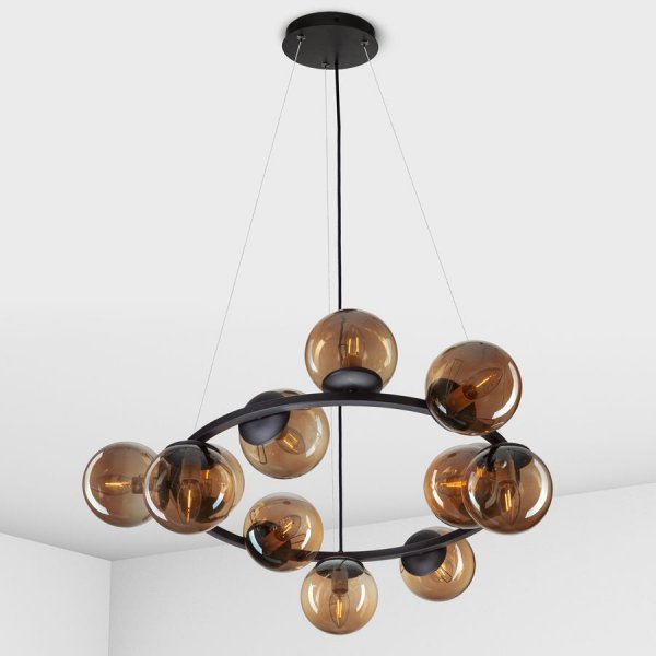 люстра Imperium Light 1401280.05.23 Frost чорний / коричневий