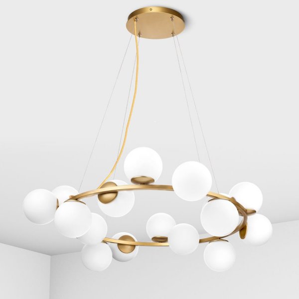 люстра Imperium Light 14016100.12.01 Frost золото / белый 