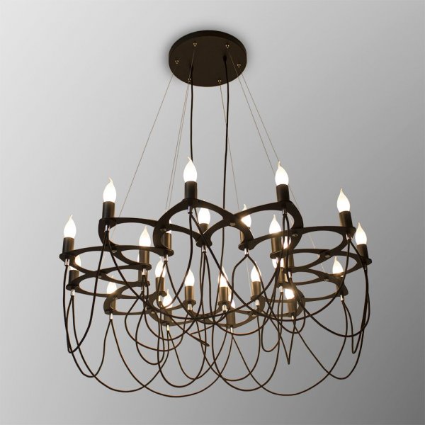 люстра Imperium Light 1492477.05.05 Daisy чорний