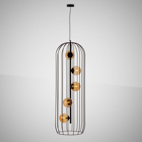 люстра Imperium Light 6365120.05.23 Corsica чорний / коричневий