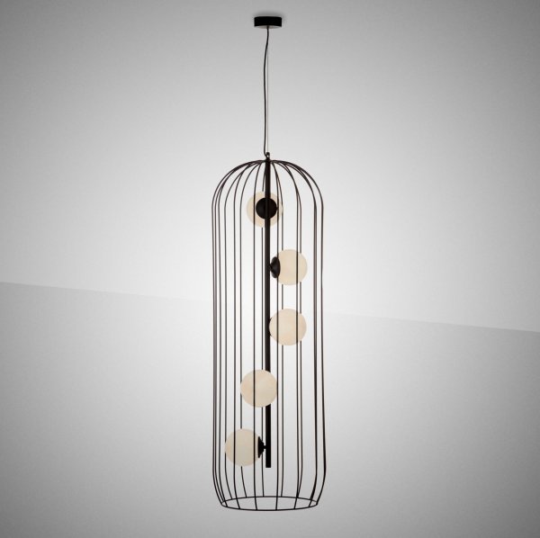 люстра Imperium Light 6365120.05.01 Corsica чорний / білий