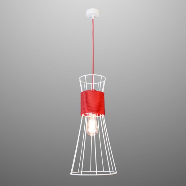 подвесной светильник Imperium Light 84150.01.16 Corset белый / красный 