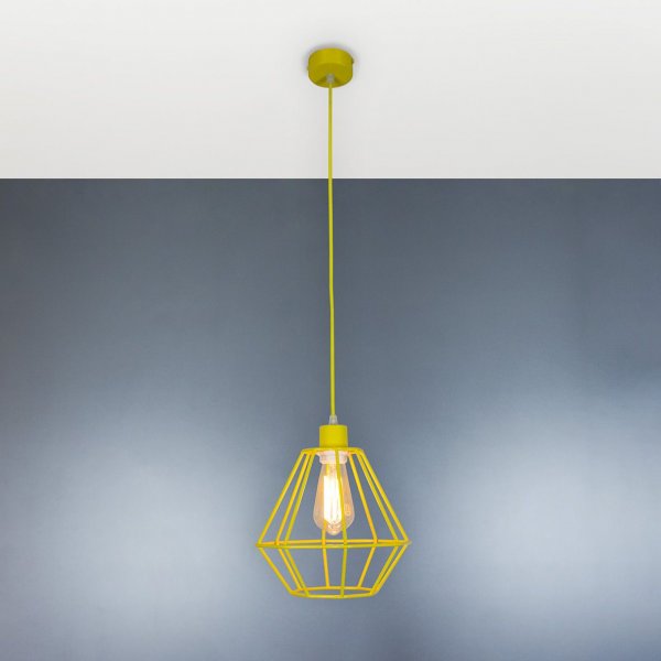 подвесной светильник Imperium Light 36125.19.19 Black Fort Mini желтый