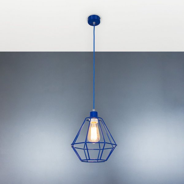 підвісний світильник Imperium Light 36125.29.29 Black Fort Mini синій