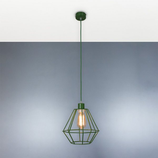 подвесной светильник Imperium Light 36125.39.39 Black Fort Mini темно-зеленый