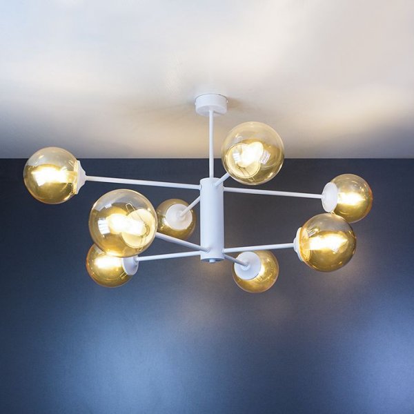 люстра Imperium Light 256866.01.23 Atlant белый / коричневый 