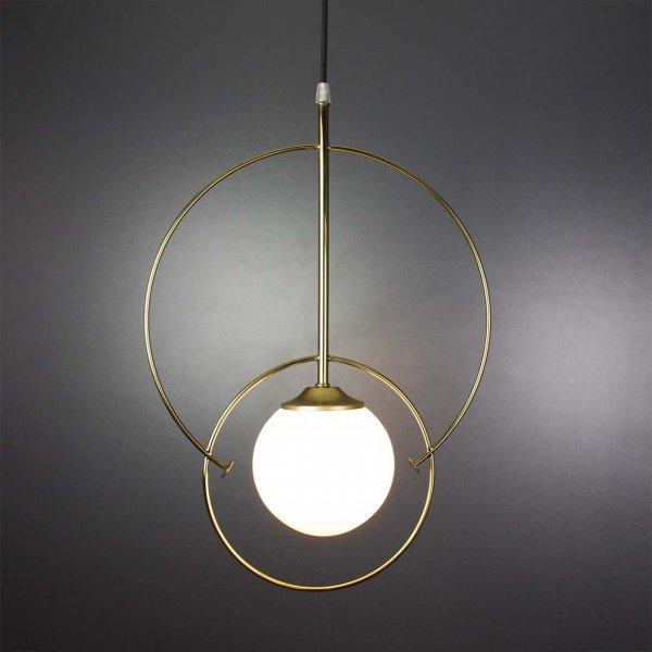 підвісний світильник Imperium Light 320146.12.01 Art deco золото / білий