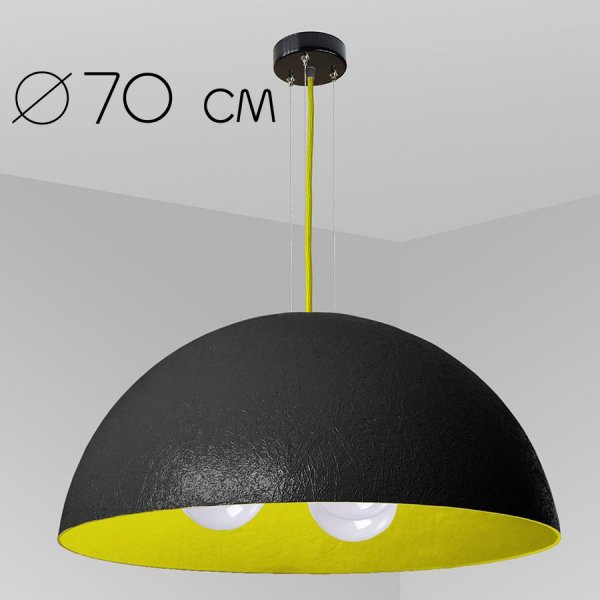 підвісний світильник Imperium Light 07370.05.19 Alps чорний / жовтий