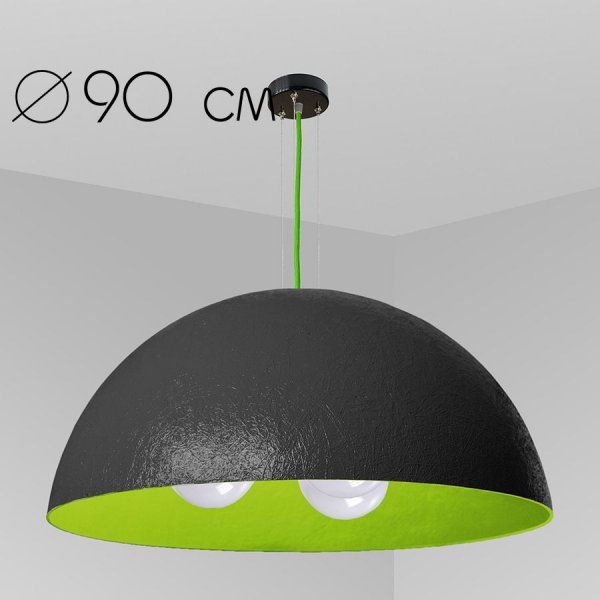 подвесной светильник Imperium Light 07390.05.41 Alps черный / салатный