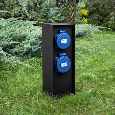 уличный светильник Imperium Light 485230.05.29 Garden черный / синий 