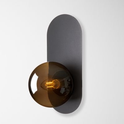 настінний світильник Imperium Light 753131.05.69 Franko чорний / чорний дим