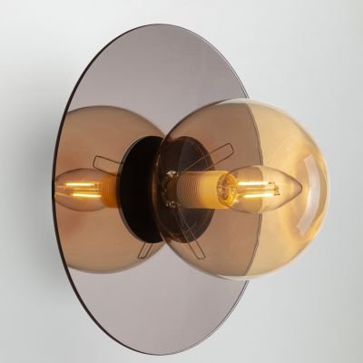 настінний світильник Imperium Light 703123.72.24 Melchior дзеркало темне / карамель