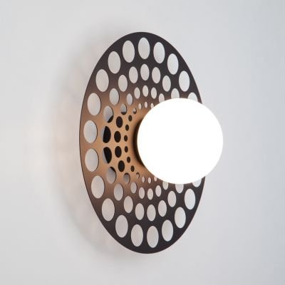 настенный светильник Imperium Light 639135.05.01 Hypnotic чорний / білий