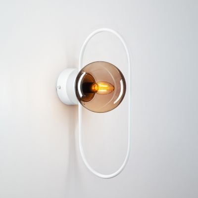 настенный светильник Imperium Light 634139.01.69 Track білий / чорний дим