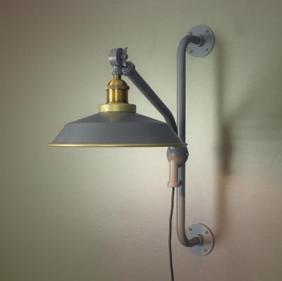 настінний світильник Imperium Light 253126.08.20 Wales сірий / бронза