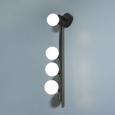 настенный светильник Imperium Light 458465.05.01 Snowballs чорний / білий