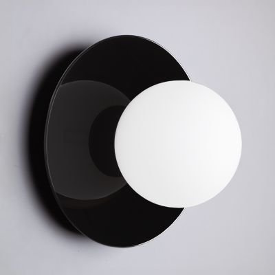 настінний світильник Imperium Light 341123.07.01 Quest чорний глянець / білий