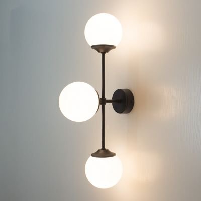 настінний світильник Imperium Light 140355.05.01 Frost чорний / білий