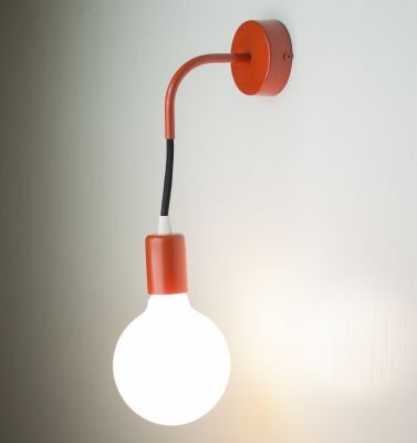 настінний світильник Imperium Light 97130.16.05 Firefly червоний / чорний