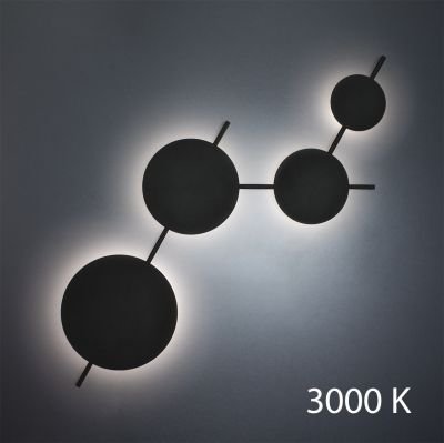 настінний світильник Imperium Light 340444.05.91 Darfield чорний