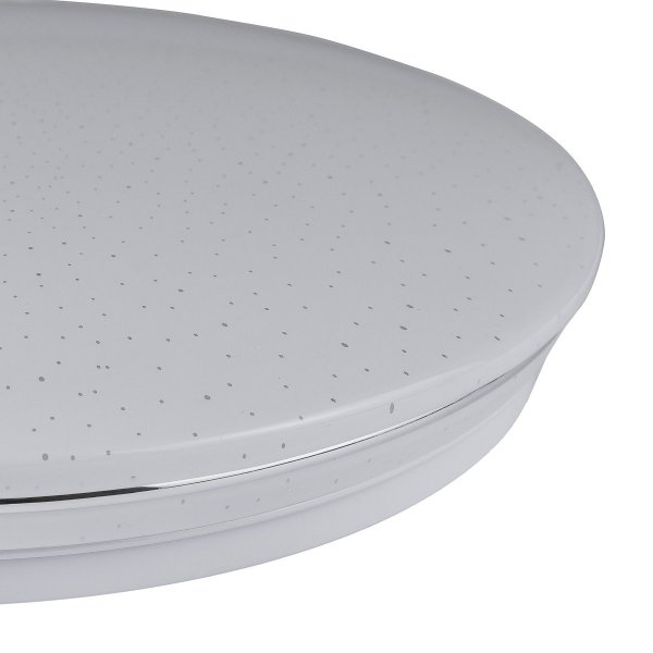 стельовий світильник Vestum SIMPLE зоряне небо 36W 375*60мм 4000К 2900Lm без пульта 1срібло VS-80026